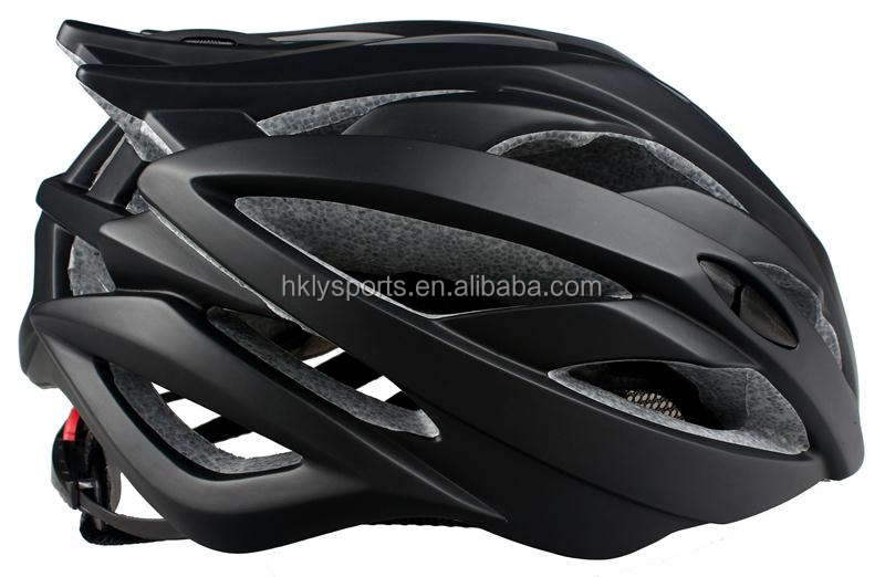 Shengtao 공장 가격 ST938B 인몰드 탄소 섬유 1 레이어 PC + ITW 버클이 있는 검정색 EPS 스포츠 자전거 스포츠 헬멧